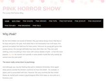 Tablet Screenshot of pinkhorrorshow.com